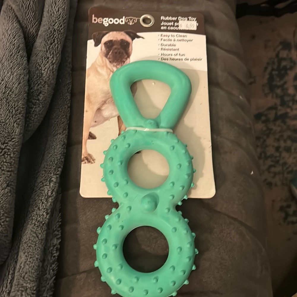 Rubber dog toy